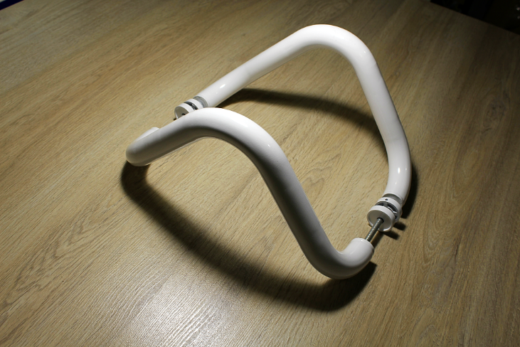 

Ручка дверная "Треугольная" 300 мм,белая, Белый