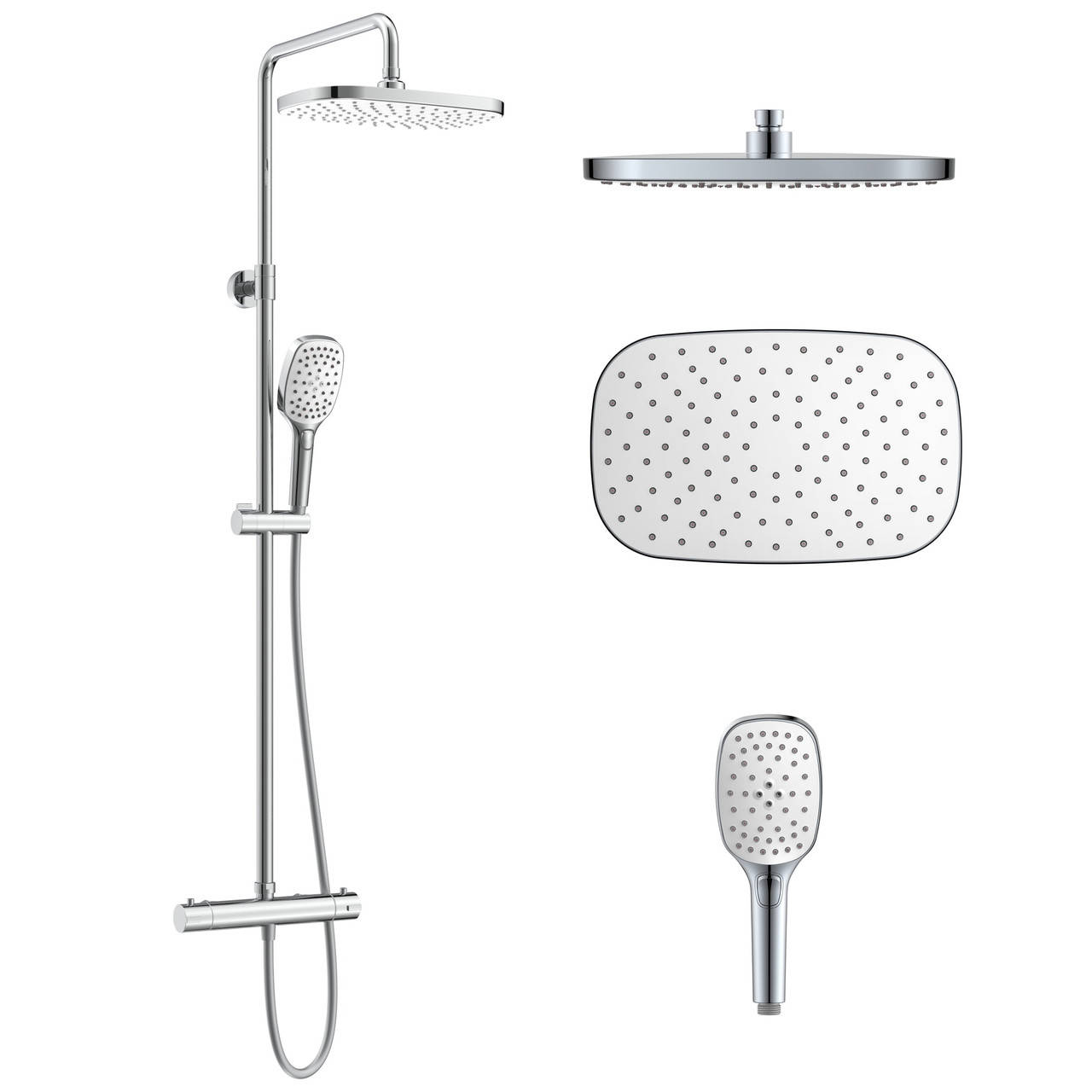 

Система с термостатом IMPRESE CENTRUM SQ T-15300SQ