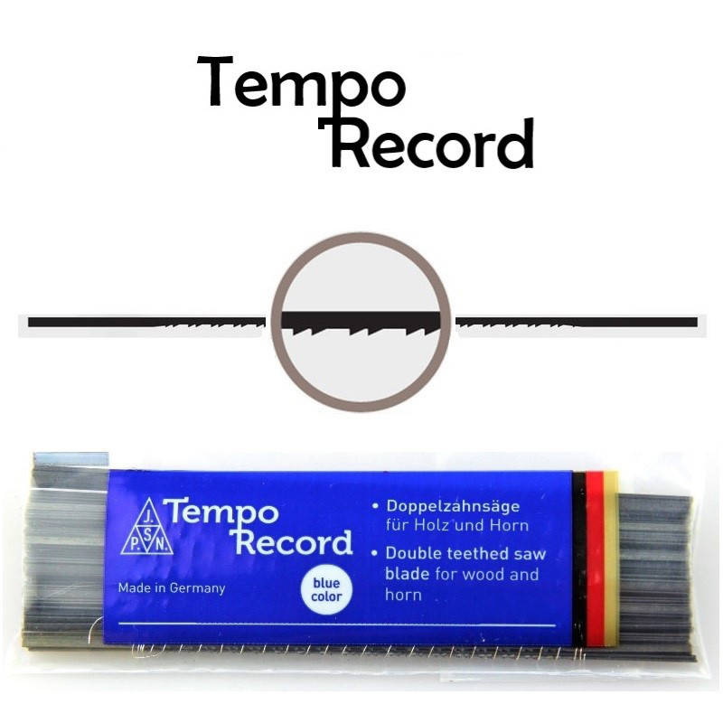 

Пилки для лобзикового станка Tempo Record N2/0, комплект 6 шт