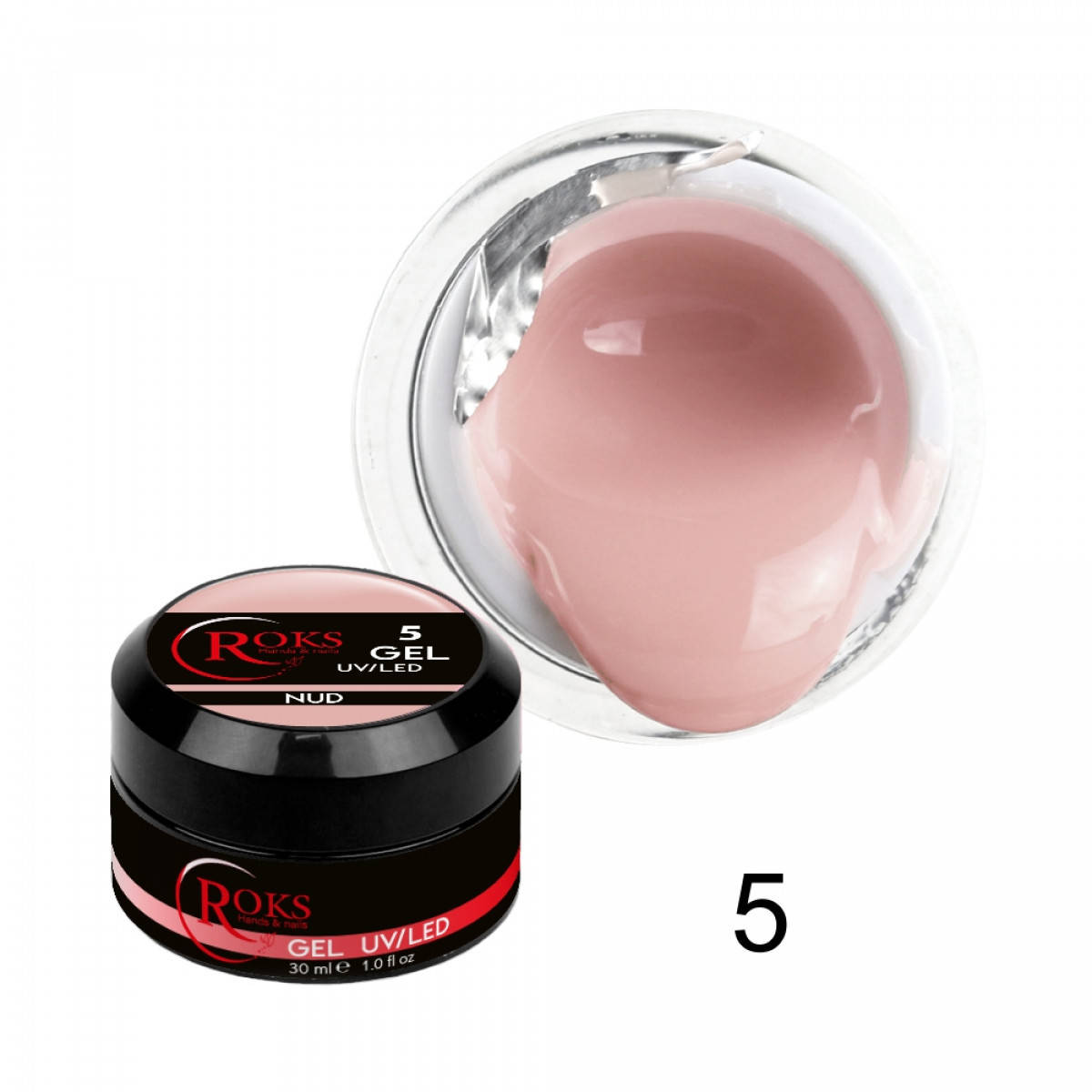 

Гель для наращивания ногтей Roks Gel UV/LED № 5, 15 мл