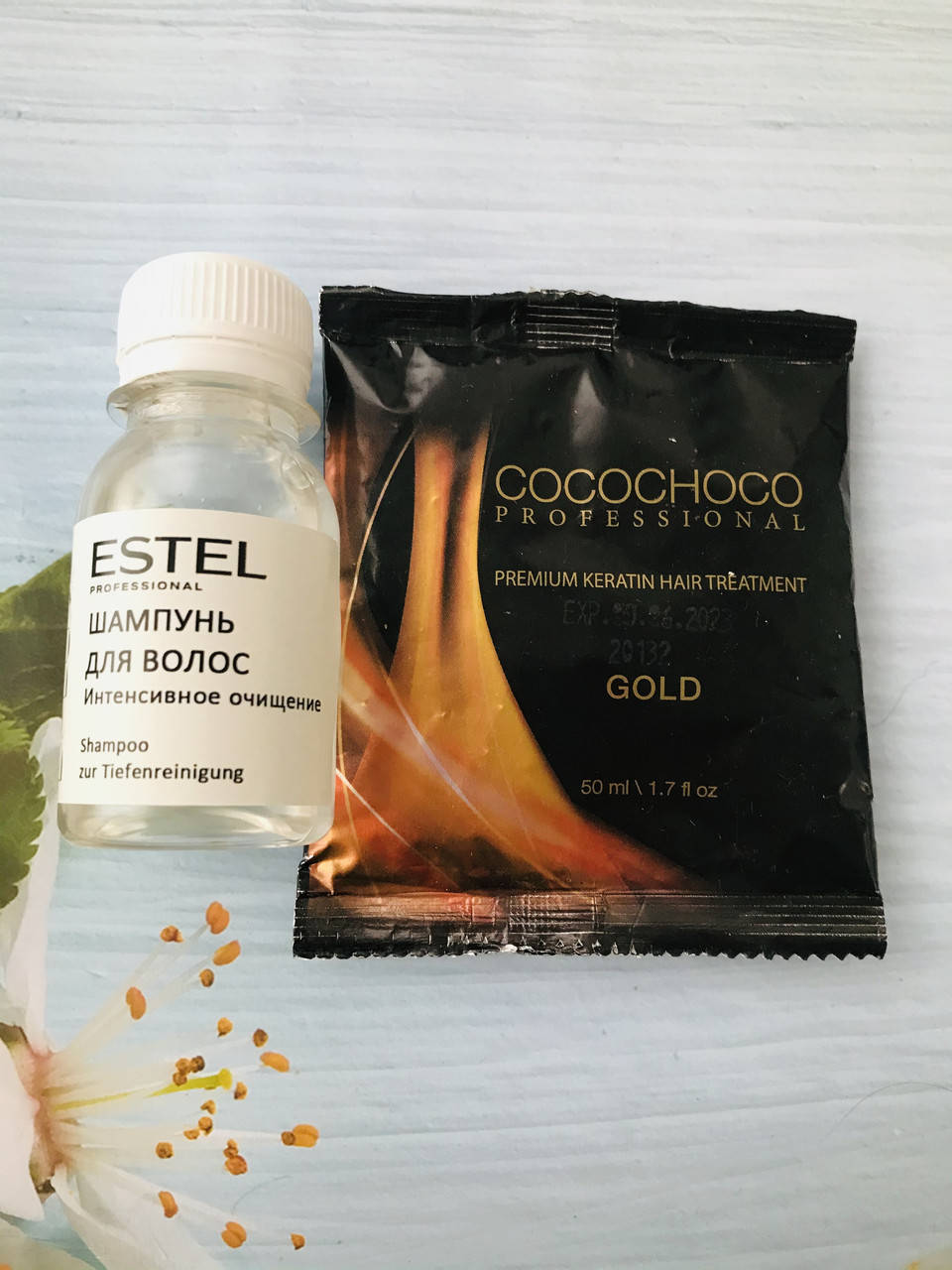 

Мини набор Cocochoco Gold 50мл и шампунь 50мл глубокой очистки Estel