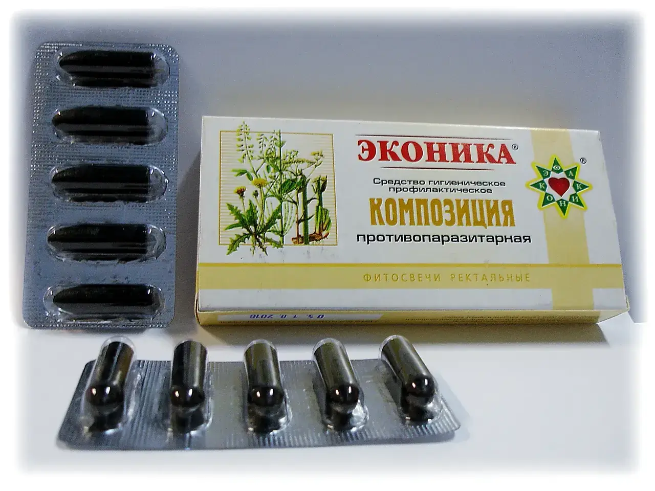 

Свечи Эконика Противопаразитарные 10 шт