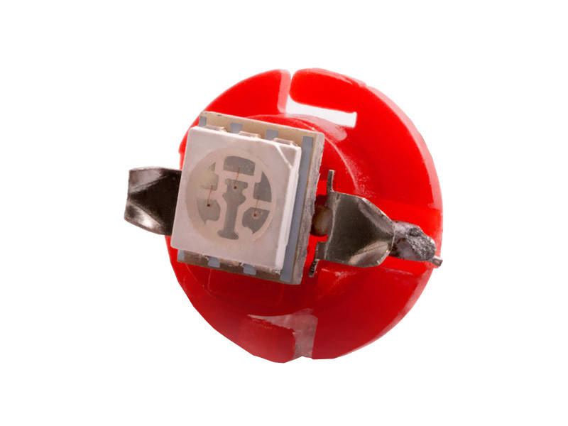 

Светодиодная автолампа T5 W1.2W B8.4d 12В SMD5050-1led красный