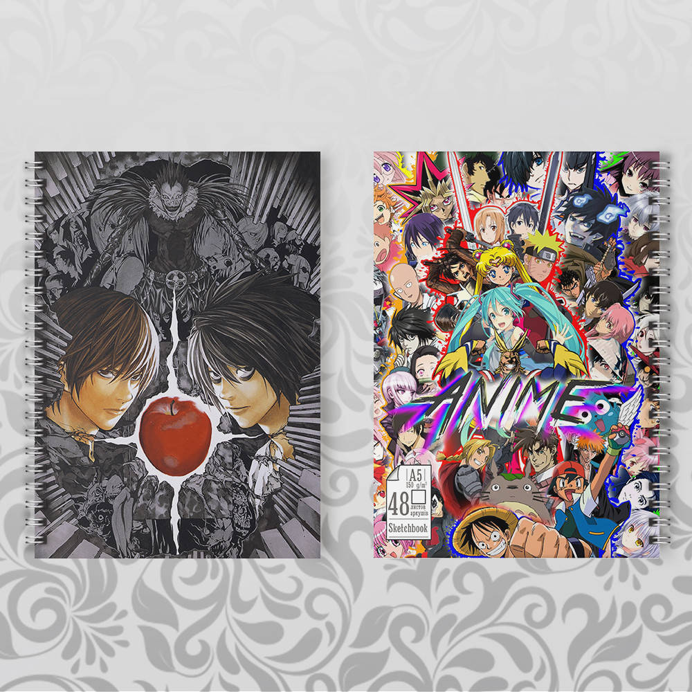 

Скетчбук Аниме Death note 002
