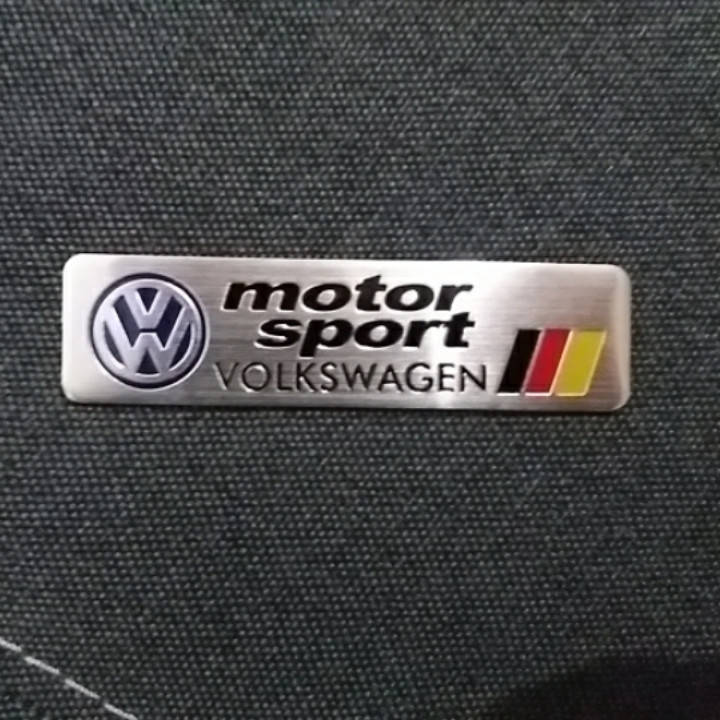 

Наклейка/ Шильдик/ Емблема Volkswagen Motorsport 100×26 мм.