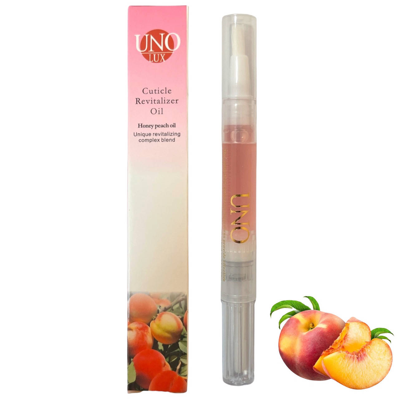 

Масло для увлажнения и укрепления кутикулы. В карандаше, 5 мл. Honey peach / Персик