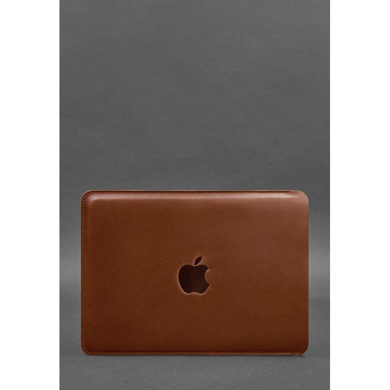 

Кожаный чехол для MacBook Pro 14'' Светло-коричневый