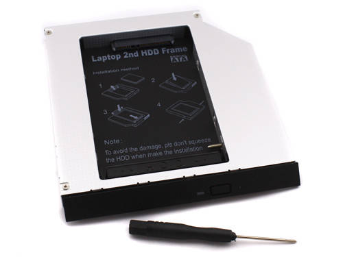 

Адаптер на второй жесткий диск 2.5 SATA-SATA, 12.7