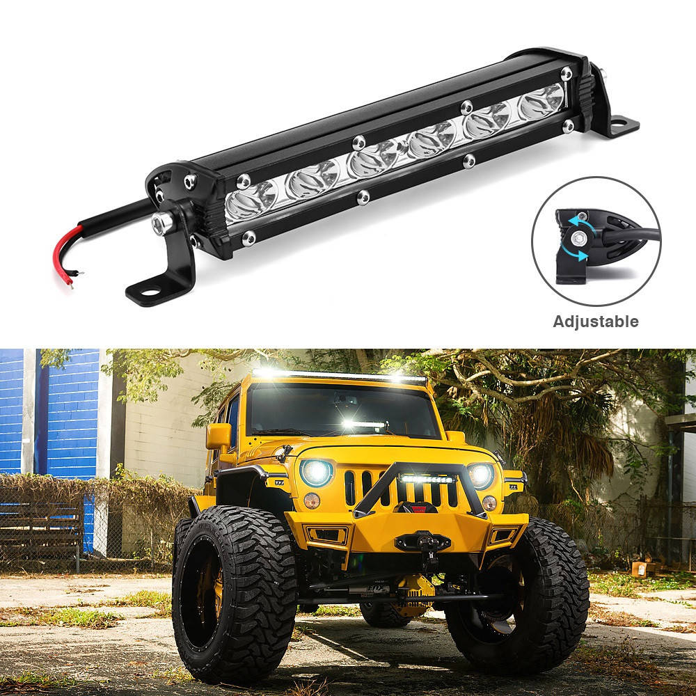

Светодиодная автомобильная LED Фара 12-24v 18W CREE 2400Lm DRL 1шт, Черный