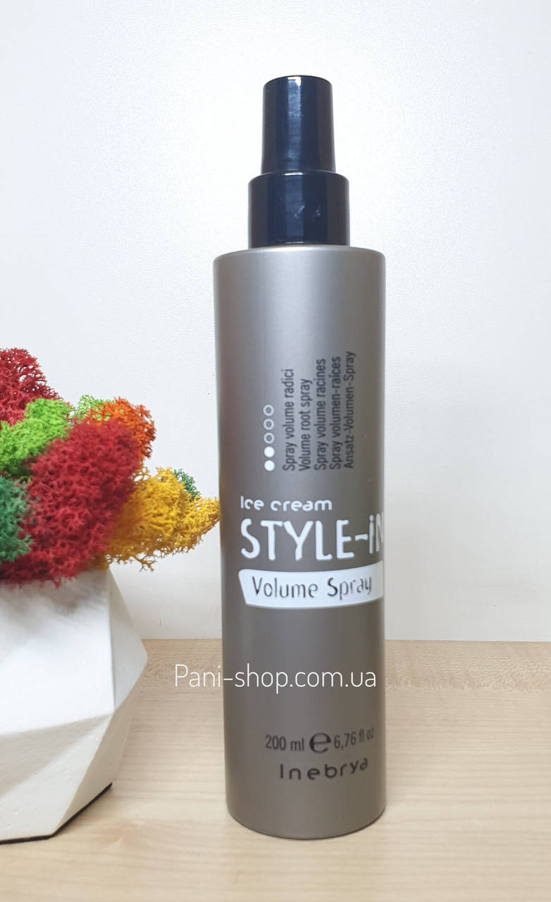 

Спрей для придания объема тонким и поврежденным волосам - Inebrya Style-In Volume Root Spray 200ml