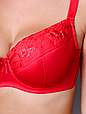 Бюстгальтер Diorella (65 052E), колір Червоний,  розмір 100E, фото 3