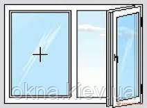 Металопластикове вікно WDS 400, WDS505 зі шпроксами. Вікна Київ ціна