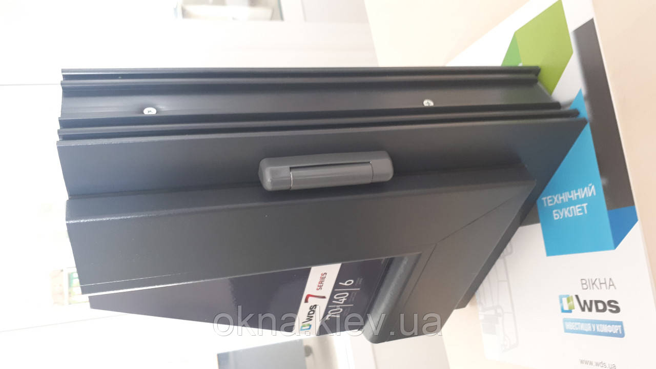 Металопластикове вікно WDS 400, WDS505 зі шпроксами. Вікна Київ ціна