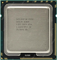 Б/У, Процессор, Intel xeon x5550, s1366, 4 ядра, 8 потоков, 2.66 гГц
