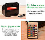 3D світильник з пультом і акумулятором 3D Lamp Фотоапарат (LP-18154), фото 7