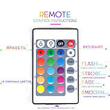 3D-світильник з пультом і акумулятором 3D Lamp Птах (LP-2968), фото 10