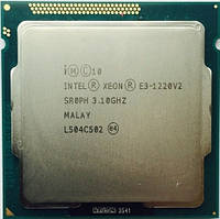 Б/У, Процессор, Intel xeon e3-1220 v2, s1155, 4 ядра, 3.1 гГц