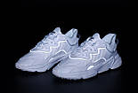 Чоловічі кросівки Adidas Ozweego W White рефлективні 41-45р. Живе фото. топ, фото 2