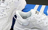 Чоловічі кросівки Adidas Ozweego W White рефлективні 41-45р. Живе фото. топ, фото 7