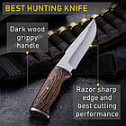 Ніж мисливський з гравіруванням "Дикий кабан", фото 6