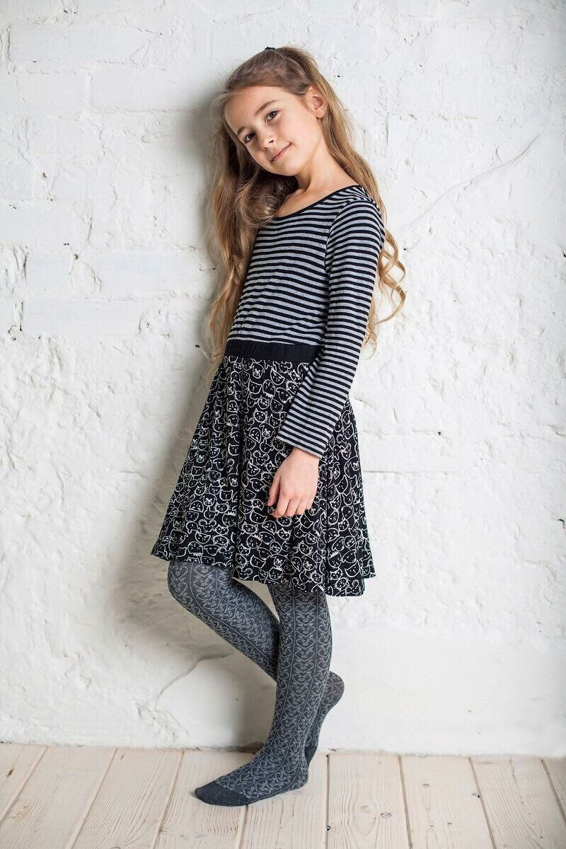 Колготки Pompea Zara 2/4 104-116 Сірий