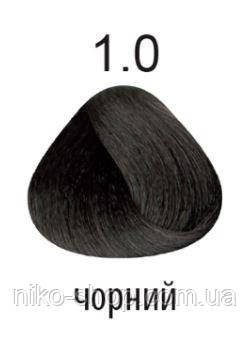 Kaaral 360 Colours.Стійка крем-фарба тон 1.0 чорний 100 мл, фото 1