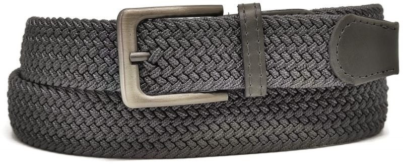 Універсальний чоловічий ремінь текстильна гумка сірий