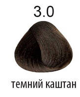 Kaaral 360 Colours.Стійка крем-фарба тон 3.0 темний коричневий натуральний 100 мл