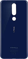 Задняя крышка Nokia 5 Dual Sim TA-1053 Tempered Blue синяя Оригинал