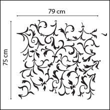 Трафарет Лоза 75х79, фото 2