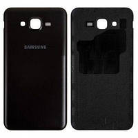 Задняя крышка Samsung J700H Galaxy J7 (2015) черная Оригинал