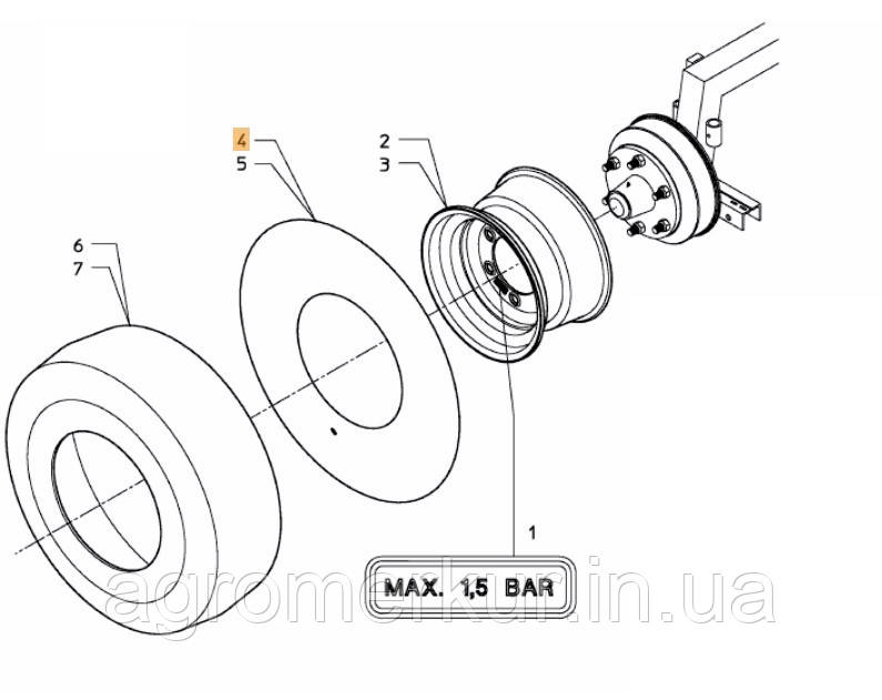 Камера VN43603307 Kverneland
