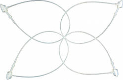 Ярликотримач Red Arrow 130 мм 1000 шт білий