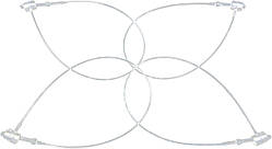 З'єднувач для бирок 130 мм 5000 шт. прозорий