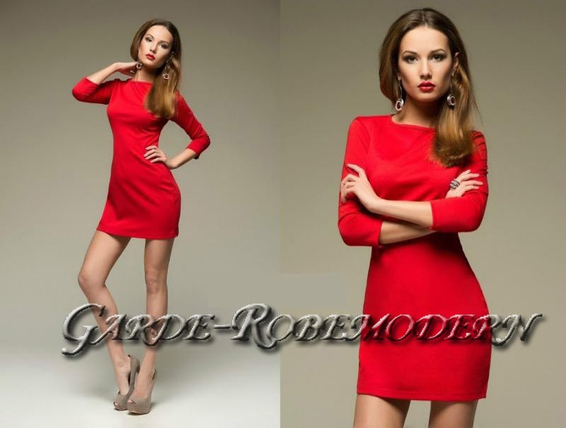 Осіння сукня з рукавом 3/4, фото 1