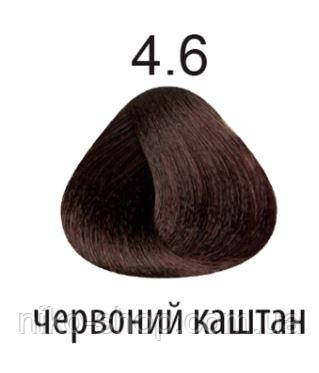 Kaaral 360 Colours.Стійка крем-фарба тон 4.6 червоний каштан 100 мл