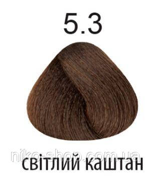 Kaaral 360 Colours.Стійка крем-фарба тон 5.3 світлий каштан 100 мл