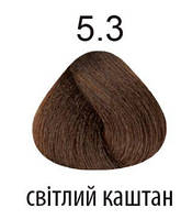 Kaaral 360 Colours.Стійка крем-фарба тон 5.3 світлий каштан 100 мл