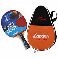 Набор для настольного тенниса (пинг-понга) Landers 5*: ракетка +чехол