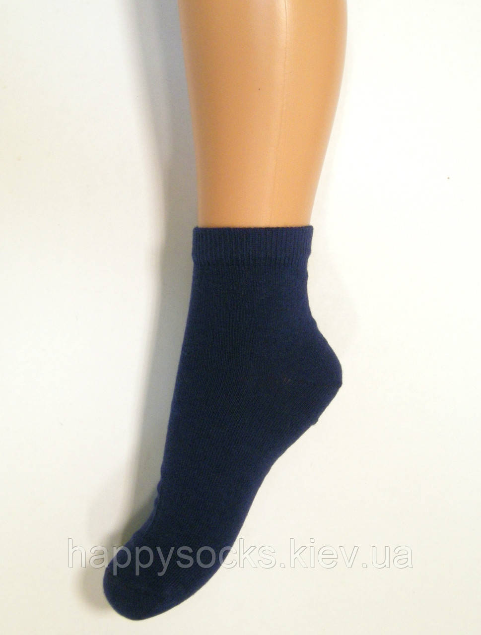 Шкарпетки дитячі середньої довжини темно-синього кольору