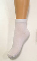 Дитячі шкарпетки білого кольору середньої довжини бавовняні