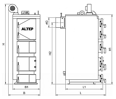 ALTEP DUO UNI PLUS  62 кВт