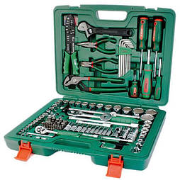Набор инструмента 158 предм 1/4", 1/2" HANS TK-158E