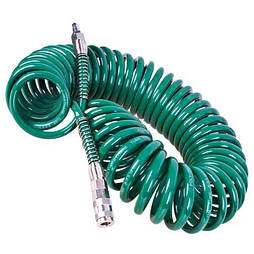 Шланг спіральний для пневмоінструменту 8*12 мм*10 м з перехідниками