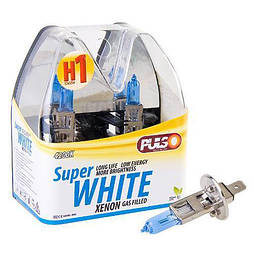 Лампи PULSO/галогенні H1/P14.5S 12v55w super white/plastic box (LP-12551)
