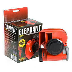 Сигнал повітр CA-10355/Еlephant/"Compact"/12V/червоний/color box (CA-10355)