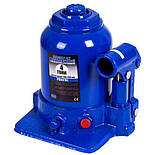 Домкрат 4 тонни 2х циліндр. Автомобільний Гідравлічний Телескоп min 160 мм — max 390 мм Телескопічний, фото 4