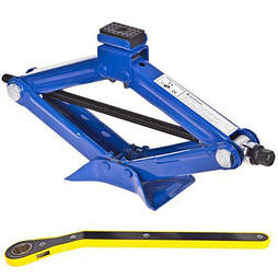 Домкрат Ромб 1 тонна 350 мм Автомобільний Робічний Гвинтовий з тріскачкою