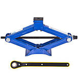 Домкрат Ромб 1.5 тонни 390 мм Автомобільний Робічний Гвинтовий з тріскачкою, фото 4