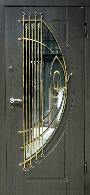 Входная дверь для улицы "Портала" (Премиум RAL) модель Ковка 32 - фото 1 - id-p241268546